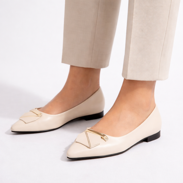 Cynthia Point Toe Flat Shoes