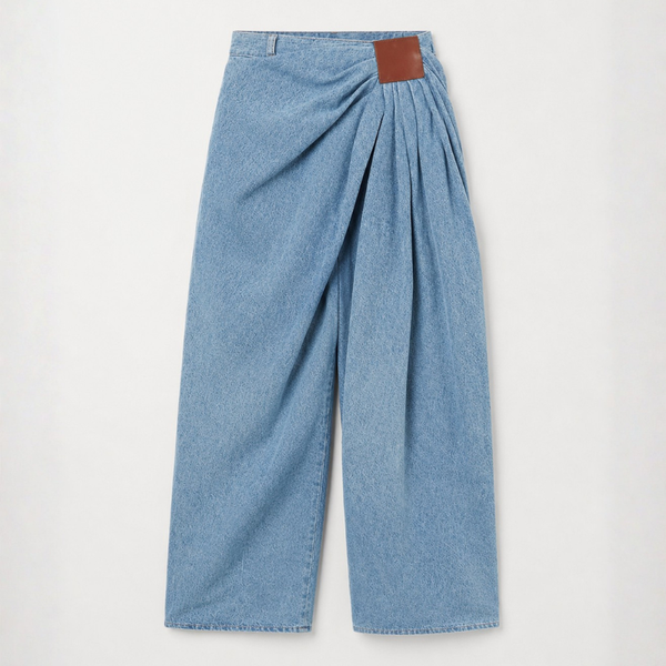 Women's denim jeans detail view — casual — Madison Wide Jeans for every occasion — Sonverdano