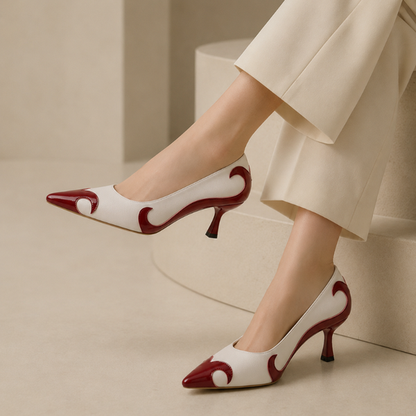 Women's shoes back view — versatile — Adelaide Pointed Toe Pumps for every occasion — Sonverdano