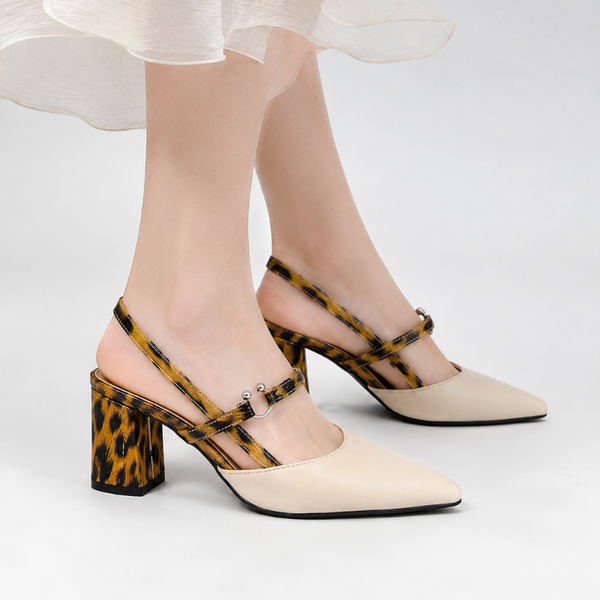 Women's heels side view — elegant — Taisia Pointed Toe Heels for every occasion — Sonverdano