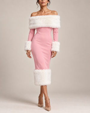 Noella Off-Shoulder Midi Dress