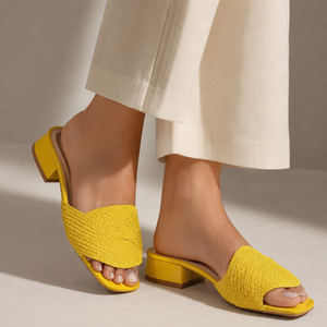 Iris Woven Slide Sandals