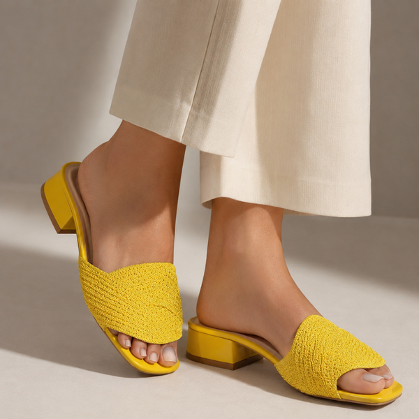 Iris Woven Slide Sandals