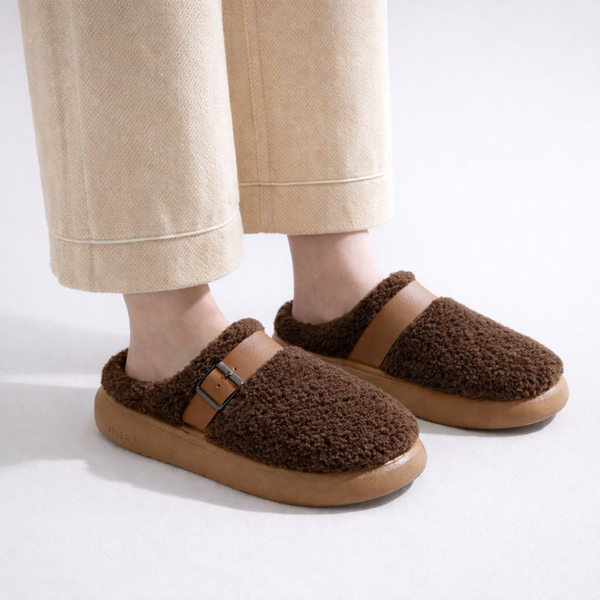 Women's slippers back view 5 — everyday for every occasion — Queey Plush Slippers — Sonverdano