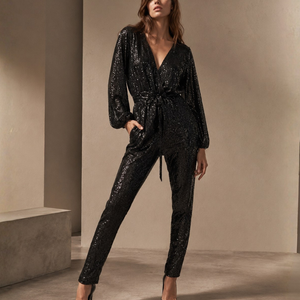 Women's dress side view — chic — Julie Sequin Jumpsuit for every occasion — Sonverdano