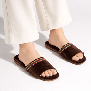 Women's spin-ons open toe slippers — footwear