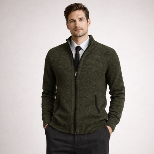 Men's green item — layering piece