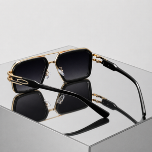 Lennon Retro Aviator Sunglasses