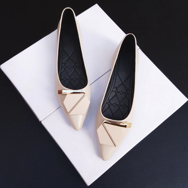 Cynthia Point Toe Flat Shoes