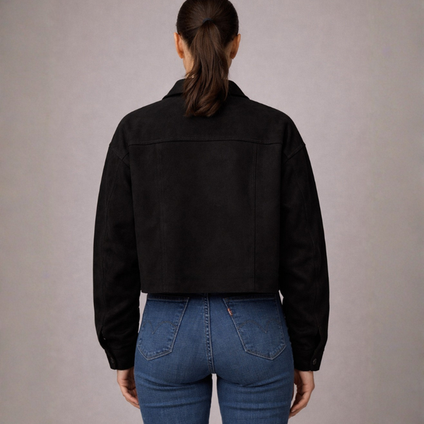 Marissa Suede Crop Jacket