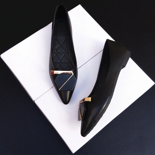 Cynthia Point Toe Flat Shoes