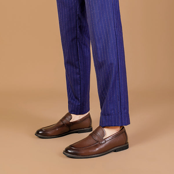 Riva Dark Casual Cowhide Loafers