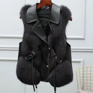 Donna Fur Vest Coat