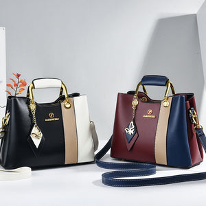 Women's leather handbag back view 2 — everyday — Janenovo Butterfly Handbag — Sonverdano