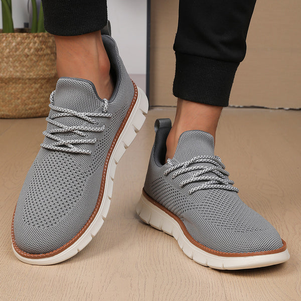 Men's Gray shoe with lace — everyday footwear