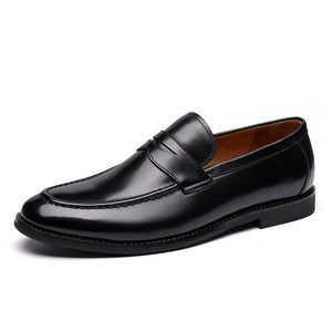 Riva Dark Casual Cowhide Loafers