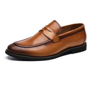 Riva Dark Casual Cowhide Loafers