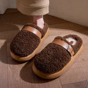 Women's slippers color detail 8 — everyday for every occasion — Queey Plush Slippers — Sonverdano