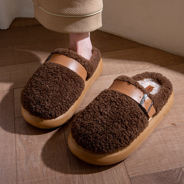 Women's slippers color detail 8 — everyday for every occasion — Queey Plush Slippers — Sonverdano
