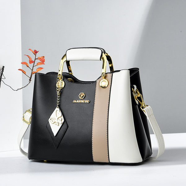 Women's leather handbag close-up 8 — everyday — Janenovo Butterfly Handbag — Sonverdano