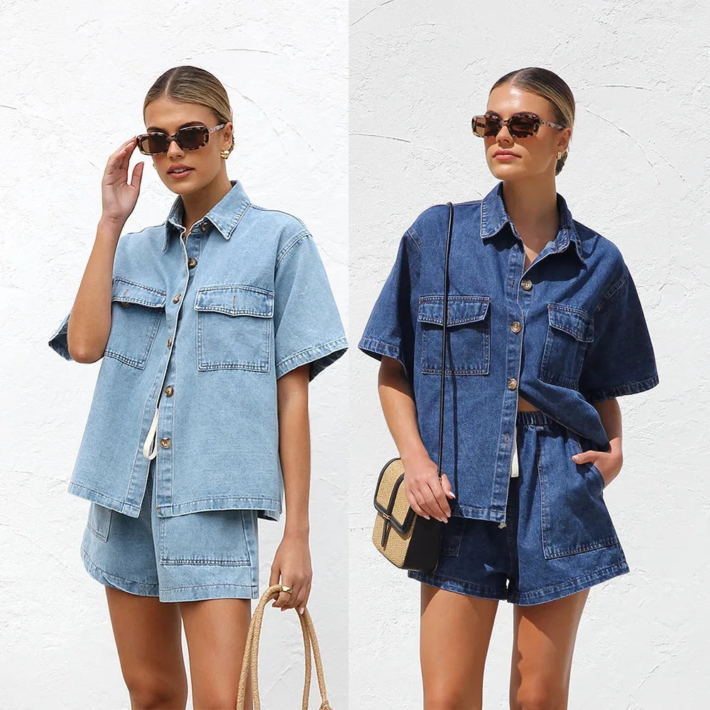 Kosa Denim 2 Piece Set