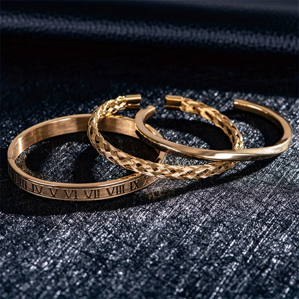 Triple Impact Bracelet Set