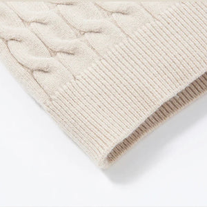 Zack Cable-Knit Wool Cardigan