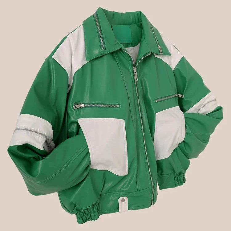 Zippato Leather Jacket