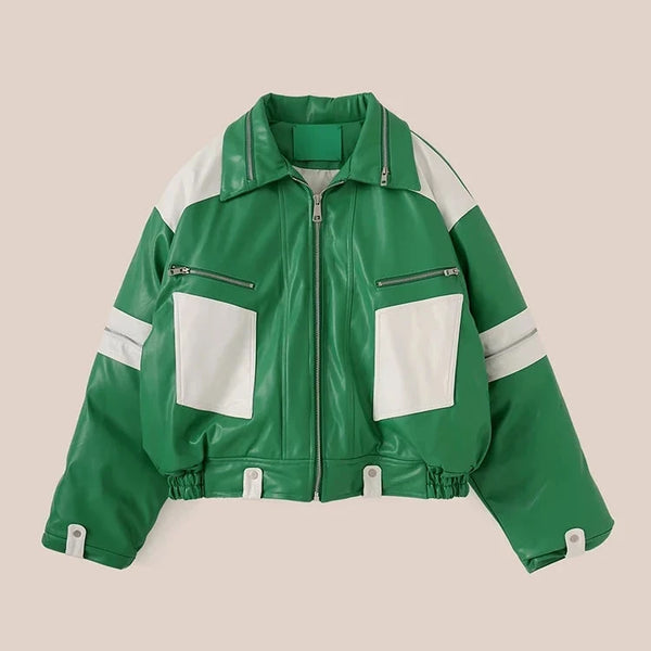 Zippato Leather Jacket