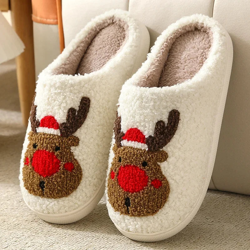 Christmas Elk Slippers