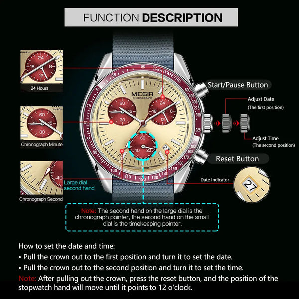 Megir Taycan Watches