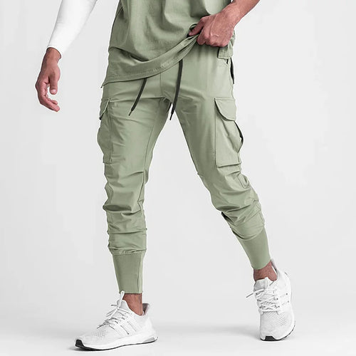 Men's green trousers front view 1 — everyday — Agile Specter Trousers — Sonverdano