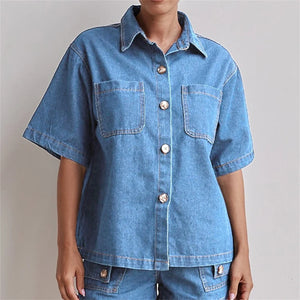 Kea Denim 2 Piece Set