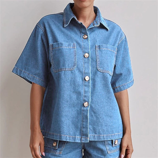 Kea Denim 2 Piece Set
