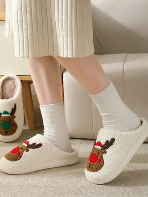 Christmas Elk Slippers