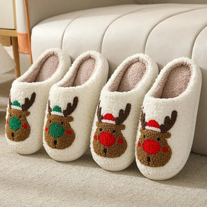 Christmas Elk Slippers