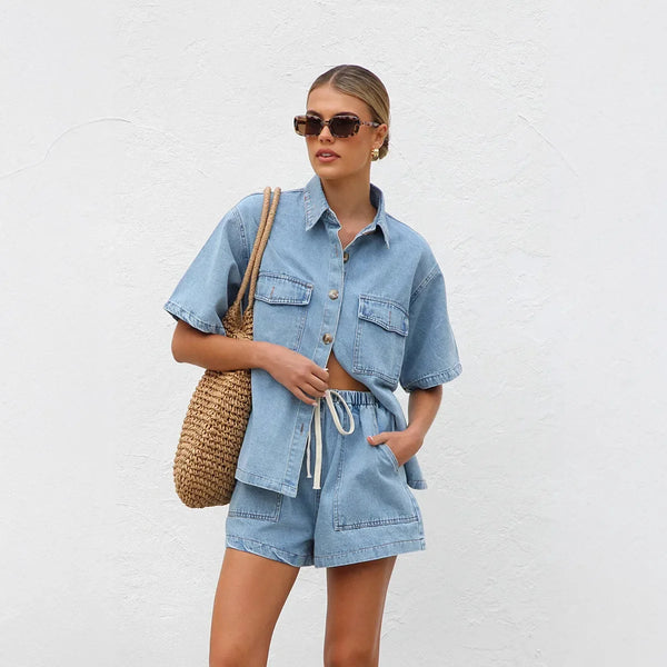 Kosa Denim 2 Piece Set