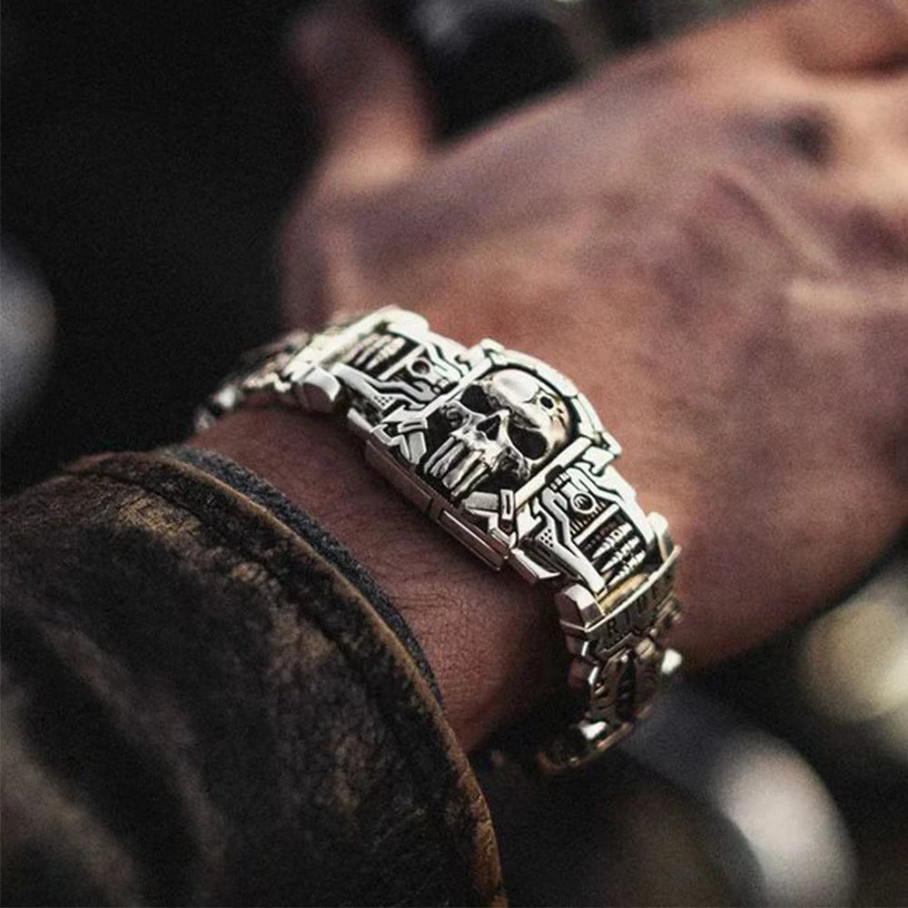 Night Rider Skull Bracelet