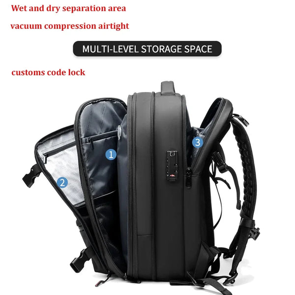 Vacuum Compression Backpack for Travel