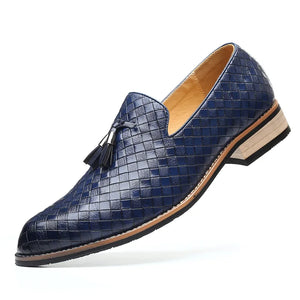 Ludo Weave Leather Loafers