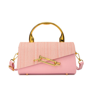 Women's stone crossbody bag styled look 5 — everyday — PR-0613 - Women Rhinestone Crossbody Handbag PU Leather — Sonverdano