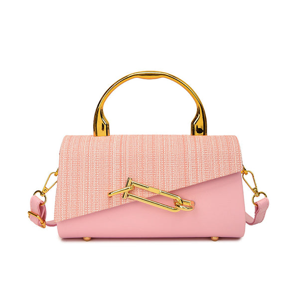 Women's stone crossbody bag styled look 5 — everyday — PR-0613 - Women Rhinestone Crossbody Handbag PU Leather — Sonverdano