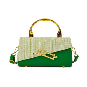 Women's stone crossbody bag detail view 12 — everyday — PR-0613 - Women Rhinestone Crossbody Handbag PU Leather — Sonverdano
