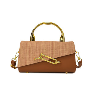 Women's stone crossbody bag side view 7 — everyday — PR-0613 - Women Rhinestone Crossbody Handbag PU Leather — Sonverdano