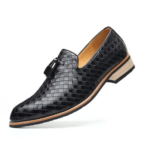 Ludo Weave Leather Loafers