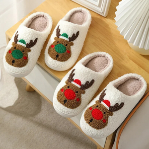 Christmas Elk Slippers